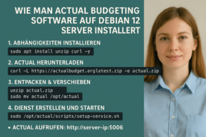 Wie man Actual Budgeting Software auf Debian 12 Server installiert
