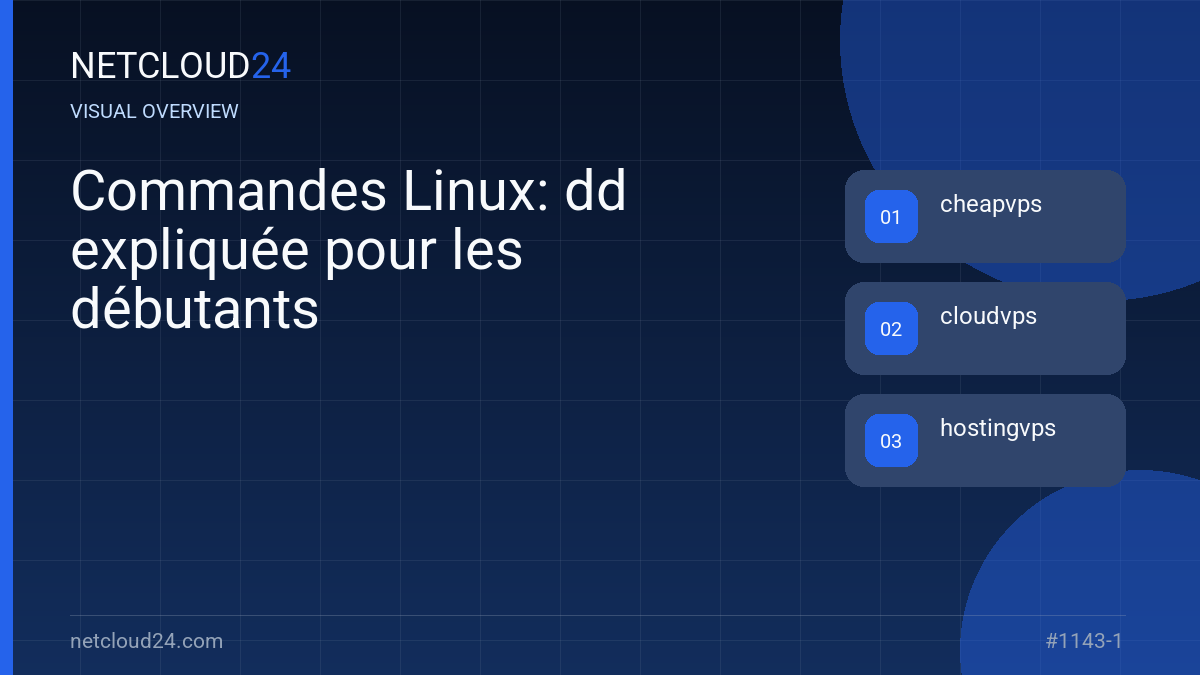 Visual overview of Commandes Linux: dd expliquée pour les débutants