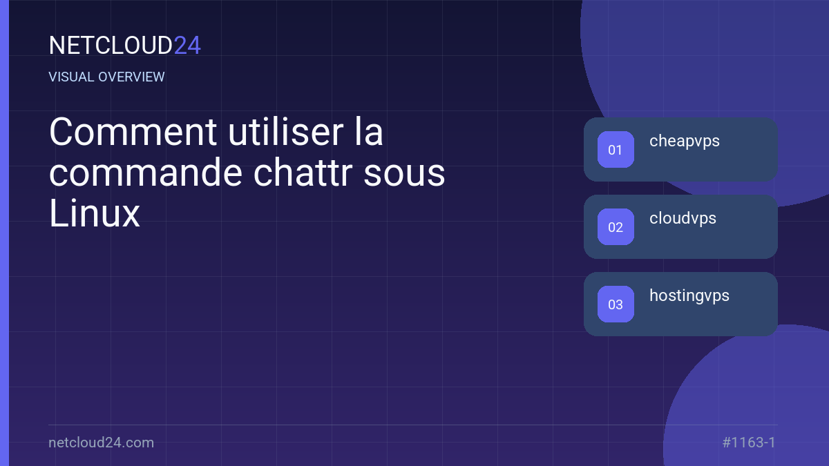Visual overview of Comment utiliser la commande chattr sous Linux