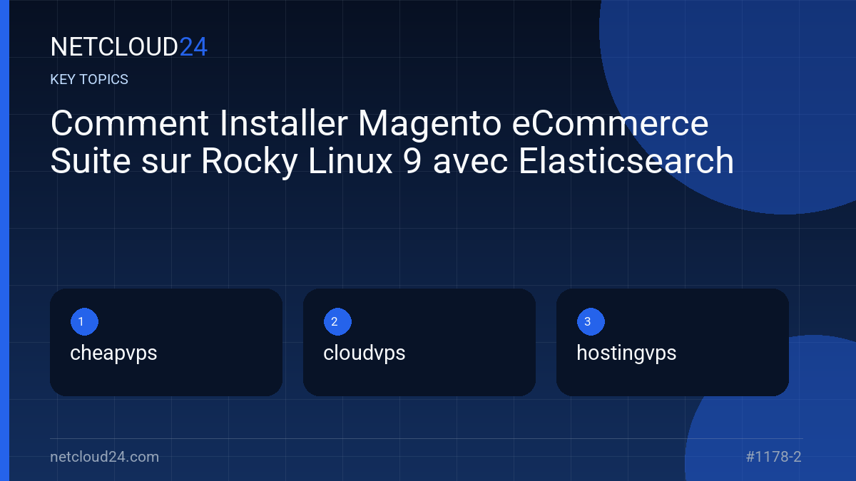 Key topics covered in Comment Installer Magento eCommerce Suite sur Rocky Linux 9 avec Elasticsearch