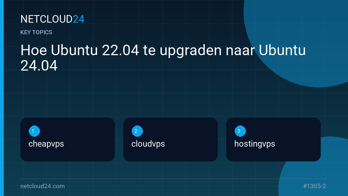 Key topics covered in Hoe Ubuntu 22.04 te upgraden naar Ubuntu 24.04