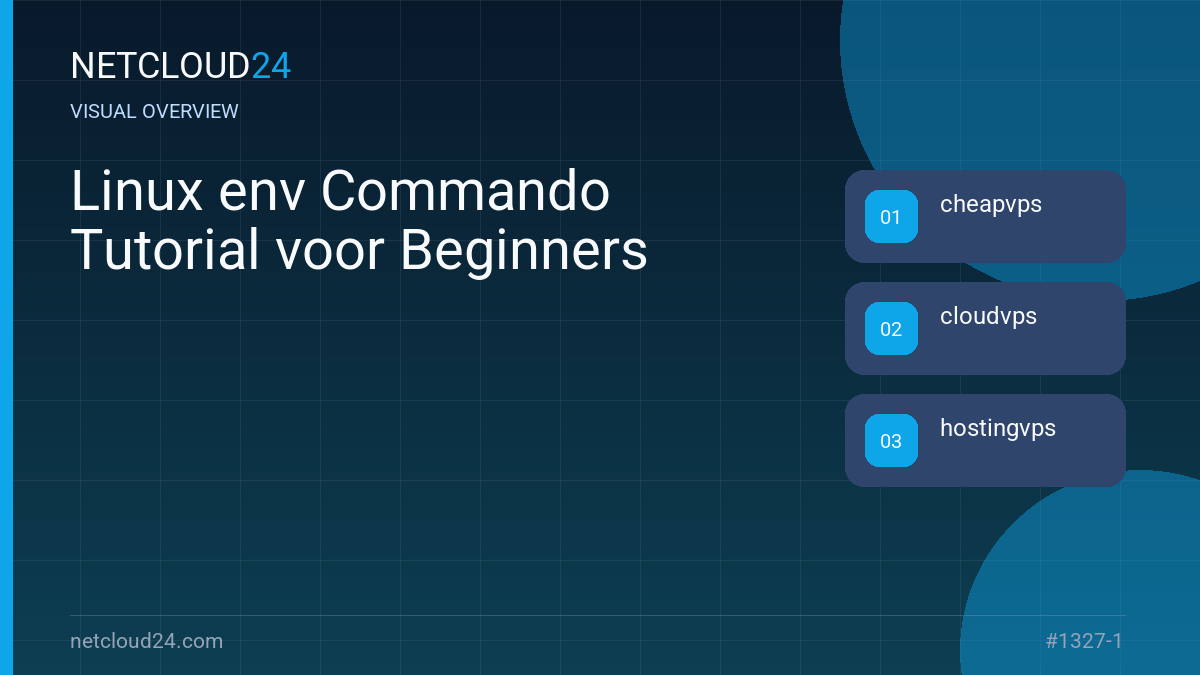 Visual overview of Linux env Commando Tutorial voor Beginners