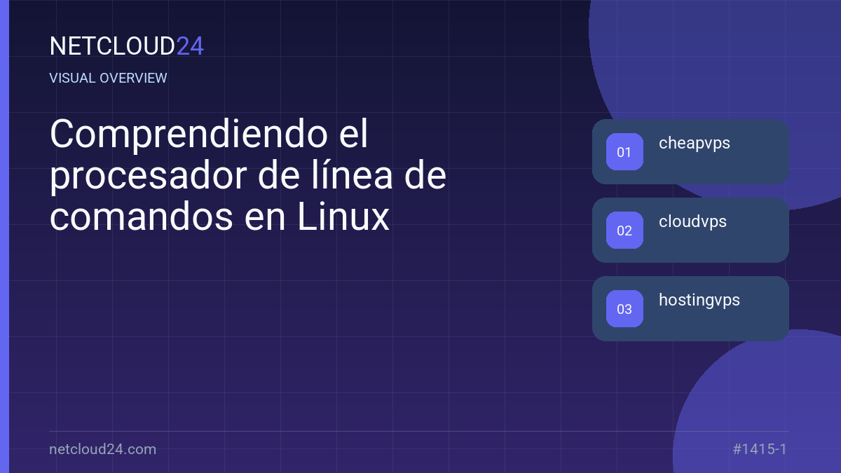 Visual overview of Comprendiendo el procesador de línea de comandos en Linux