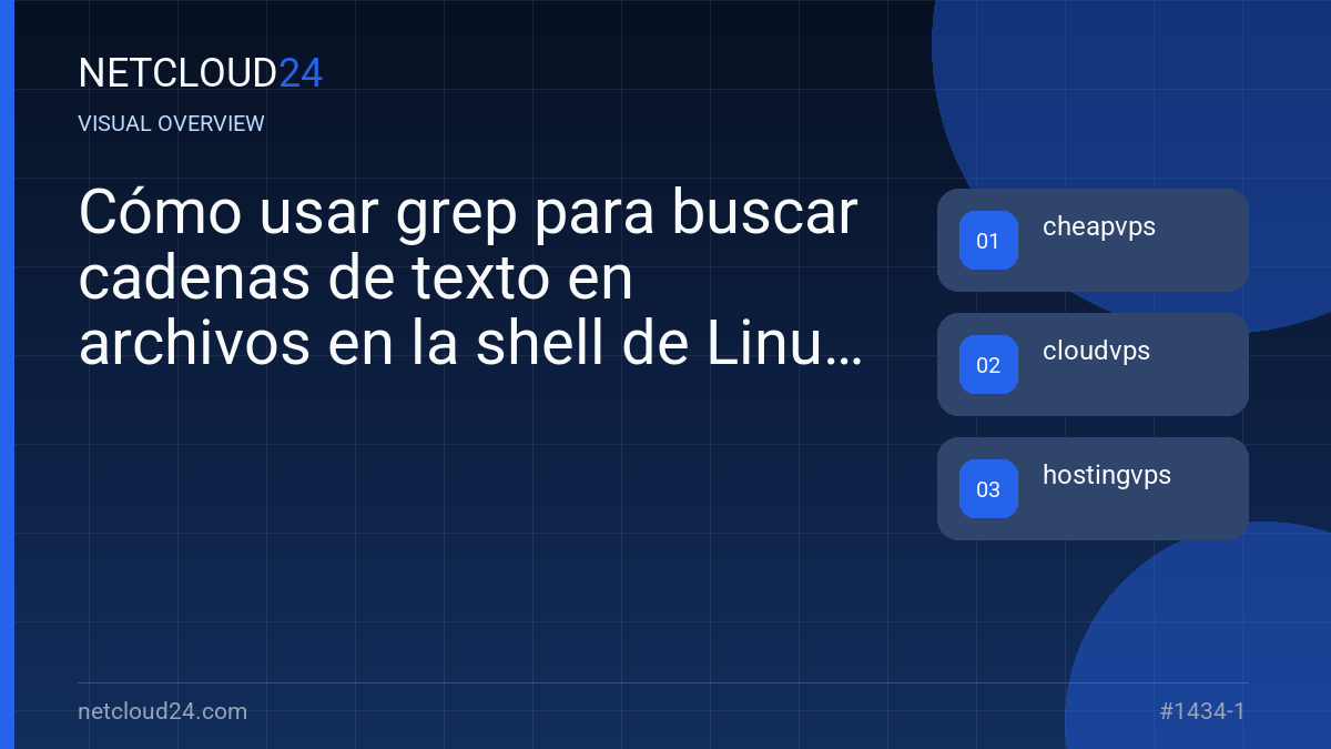 Visual overview of Cómo usar grep para buscar cadenas de texto en archivos en la shell de Linux