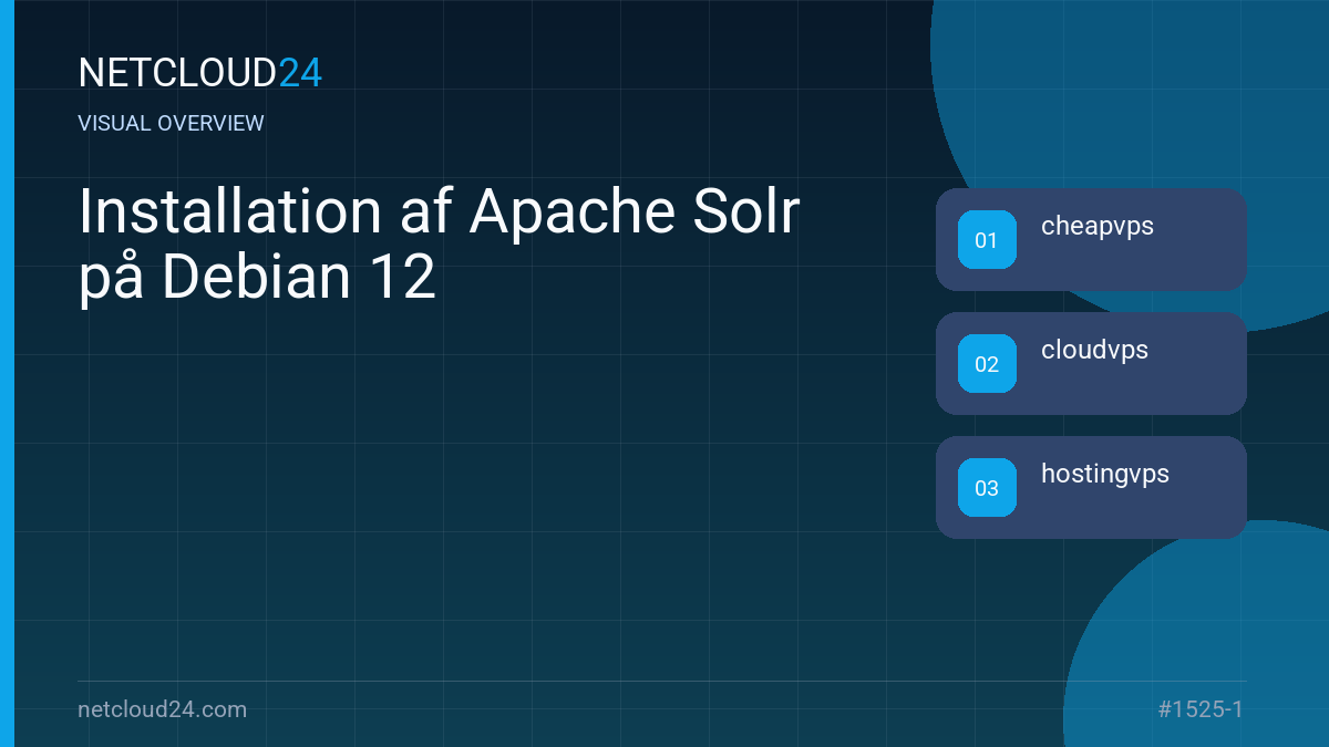 Visual overview of Installation af Apache Solr på Debian 12