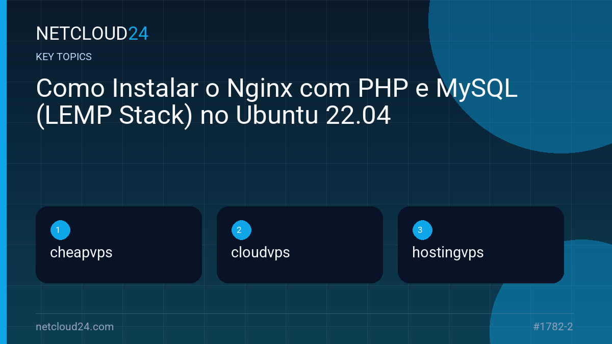 Key topics covered in Como Instalar o Nginx com PHP e MySQL (LEMP Stack) no Ubuntu 22.04