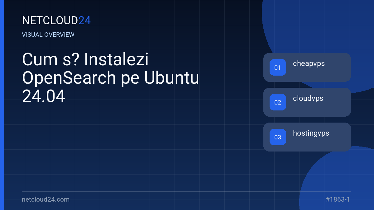 Visual overview of Cum s? Instalezi OpenSearch pe Ubuntu 24.04