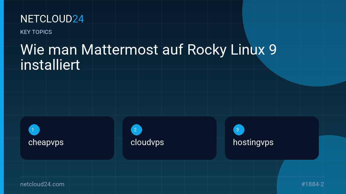 Key topics covered in Wie man Mattermost auf Rocky Linux 9 installiert