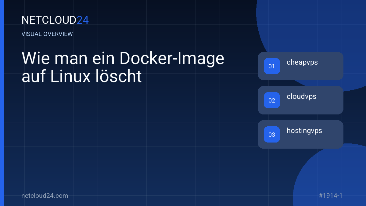 Visual overview of Wie man ein Docker-Image auf Linux löscht