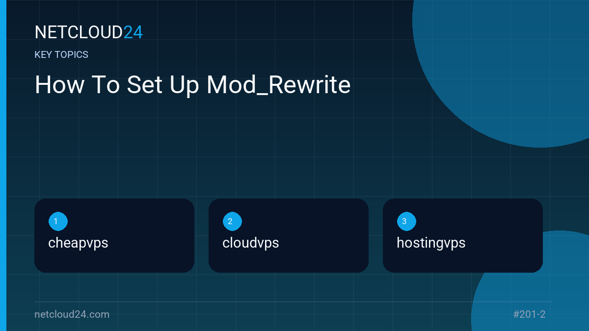 Key topics covered in How To Set Up Mod_Rewrite