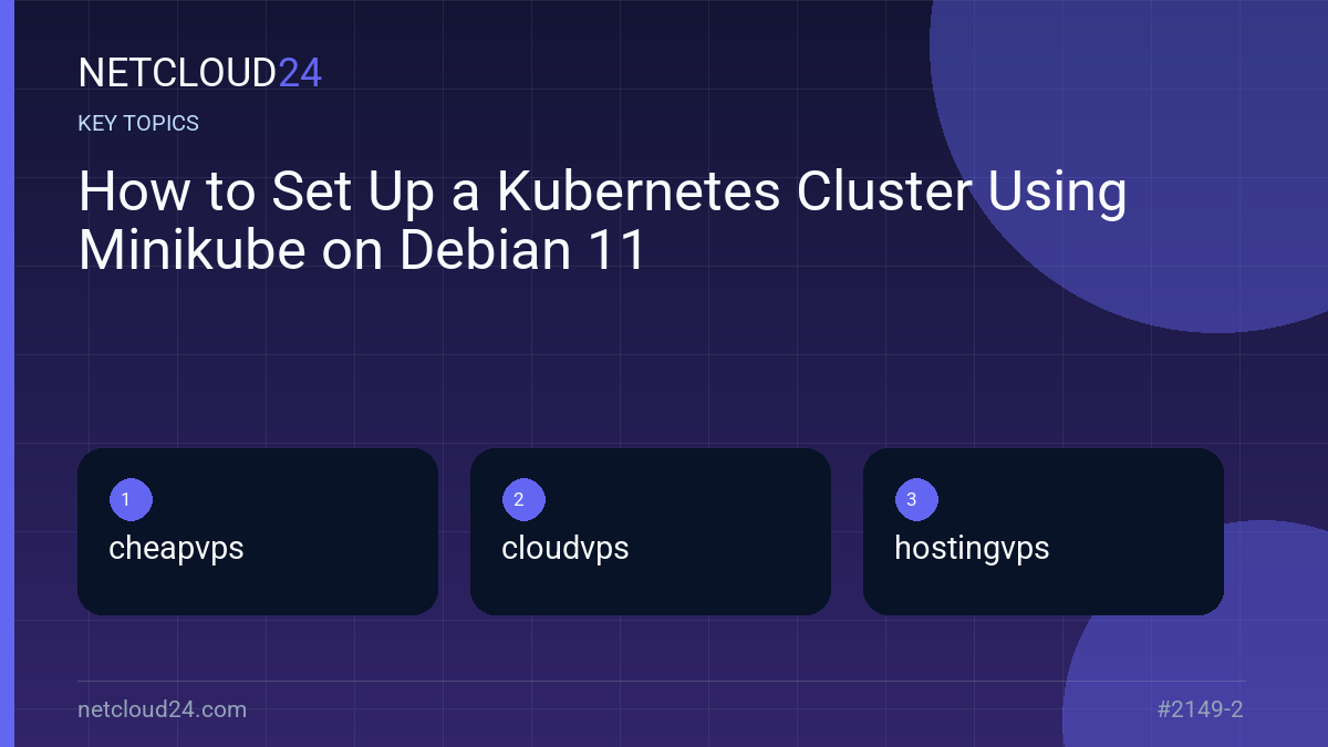 Key topics covered in How to Set Up a Kubernetes Cluster Using Minikube on Debian 11