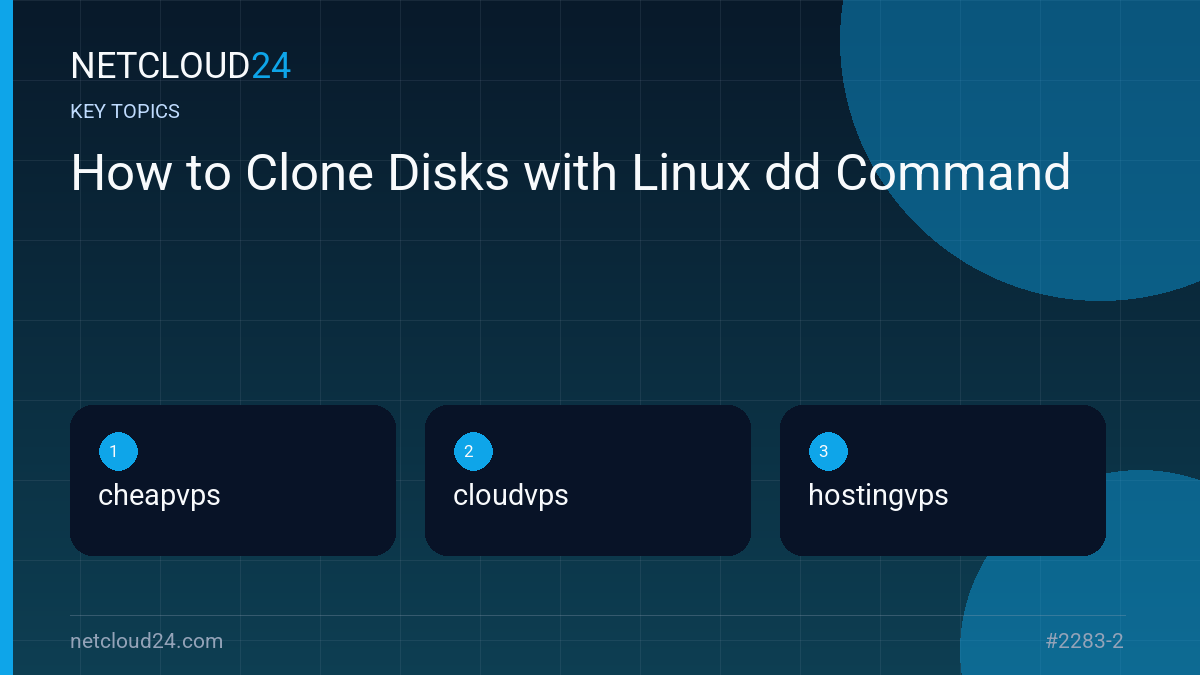 Key topics covered in How to Clone Disks with Linux dd Command