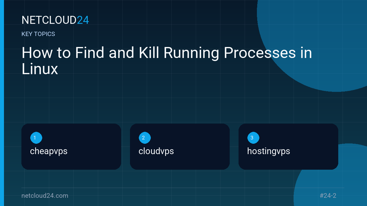 Key topics covered in How to Find and Kill Running Processes in Linux