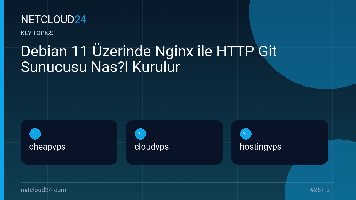 Key topics covered in Debian 11 Üzerinde Nginx ile HTTP Git Sunucusu Nas?l Kurulur