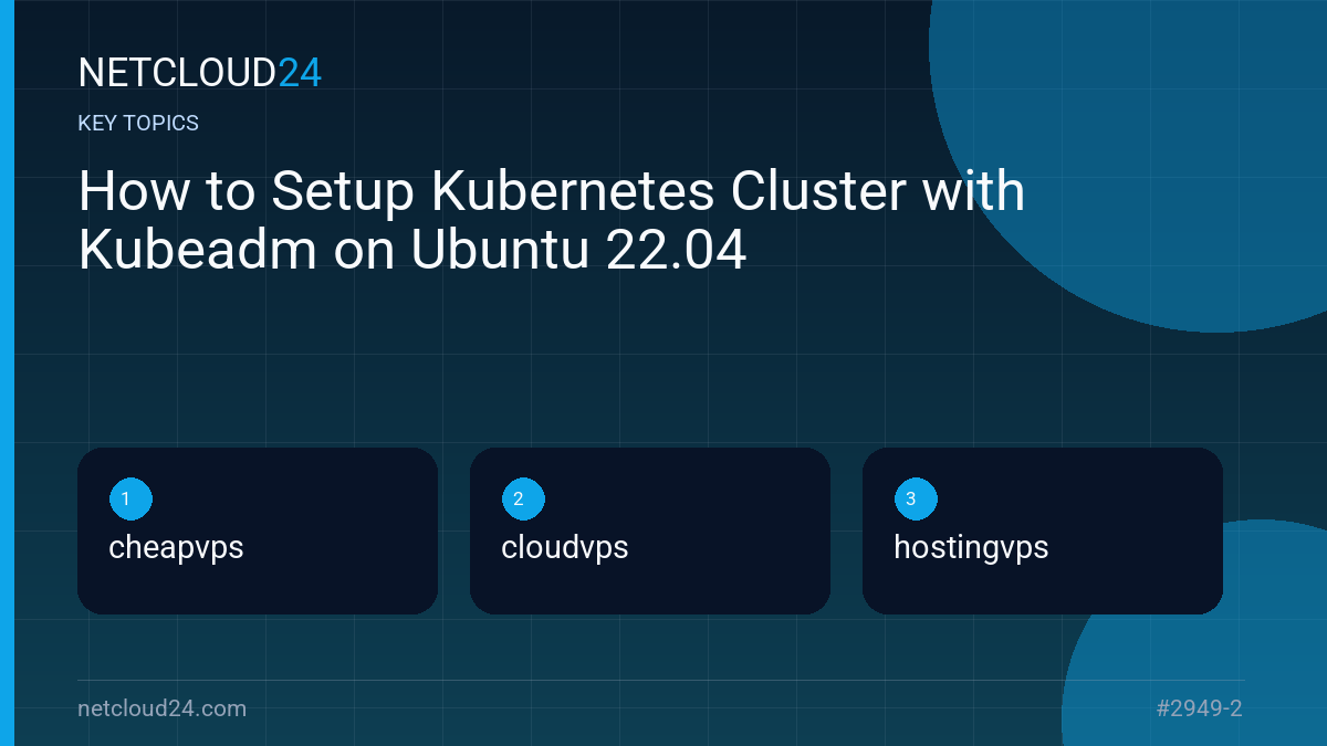 Key topics covered in How to Setup Kubernetes Cluster with Kubeadm on Ubuntu 22.04