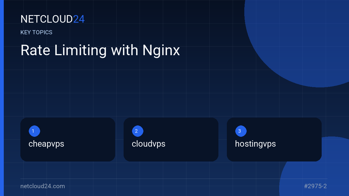 Key topics covered in Rate Limiting with Nginx