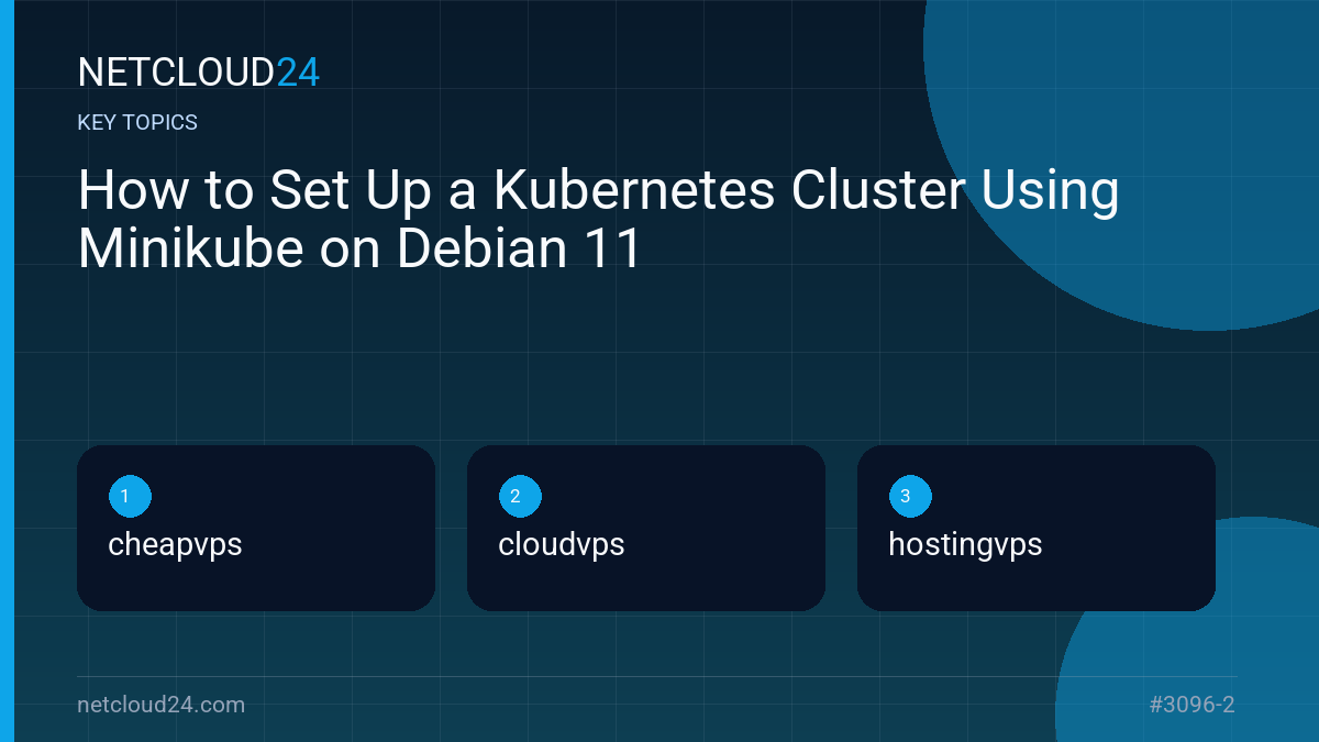 Key topics covered in How to Set Up a Kubernetes Cluster Using Minikube on Debian 11