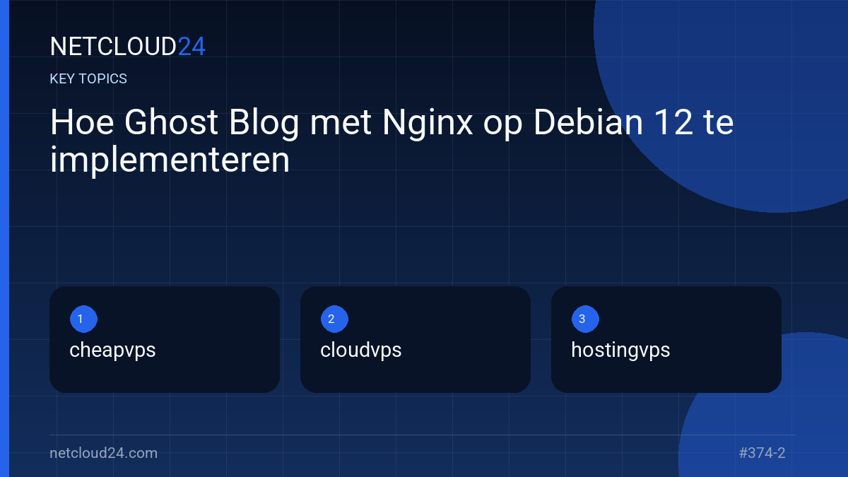 Key topics covered in Hoe Ghost Blog met Nginx op Debian 12 te implementeren