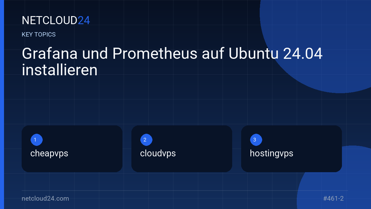Key topics covered in Grafana und Prometheus auf Ubuntu 24.04 installieren