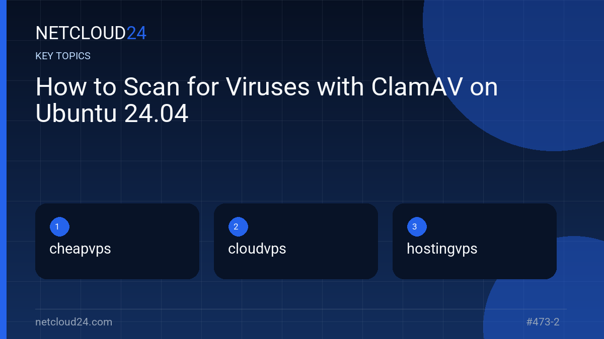 Key topics covered in How to Scan for Viruses with ClamAV on Ubuntu 24.04