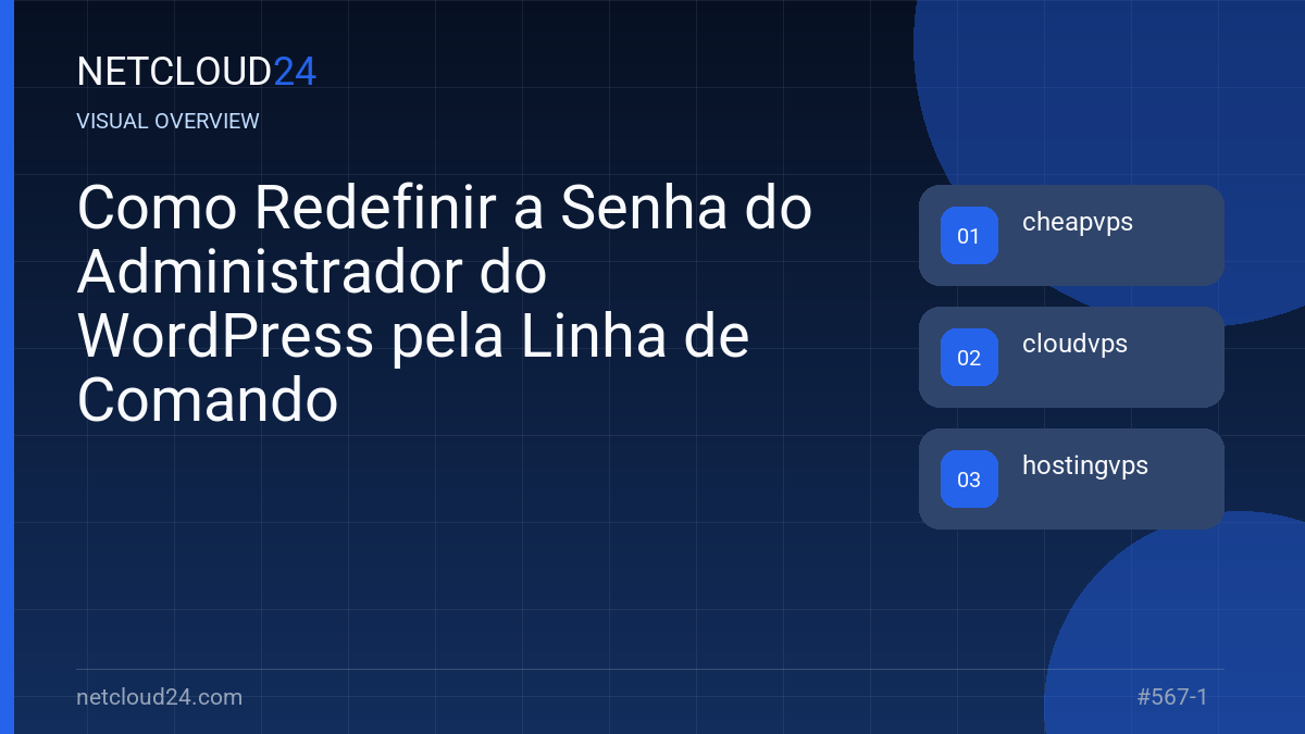 Visual overview of Como Redefinir a Senha do Administrador do WordPress pela Linha de Comando