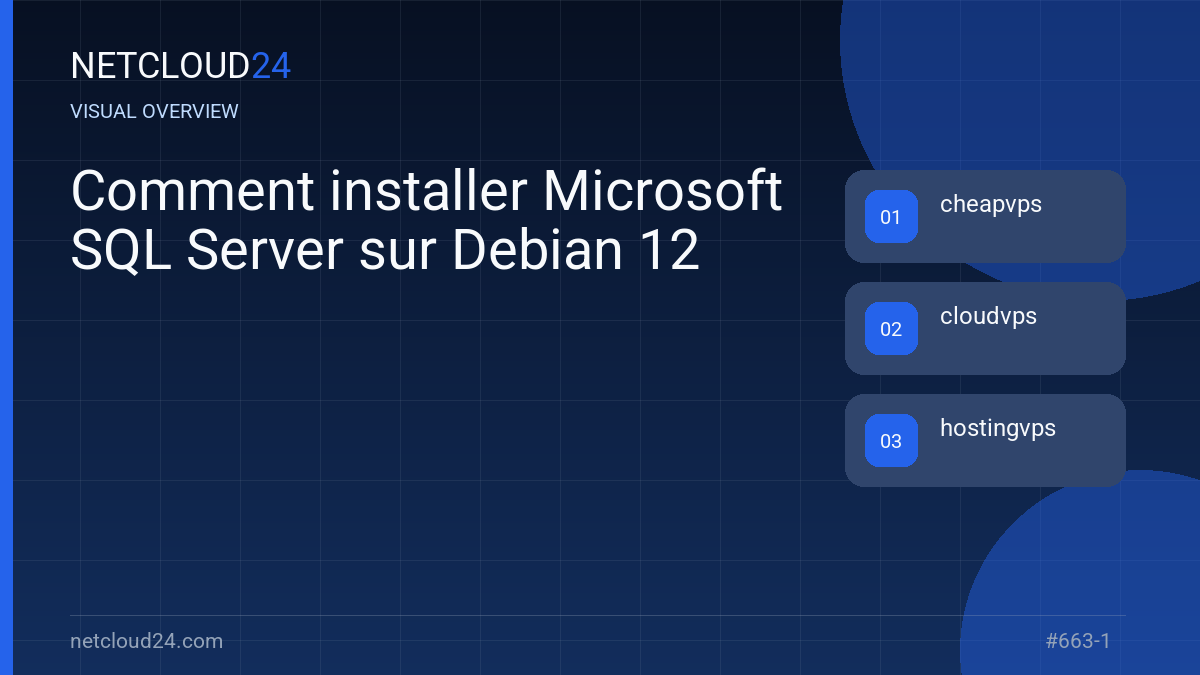 Visual overview of Comment installer Microsoft SQL Server sur Debian 12