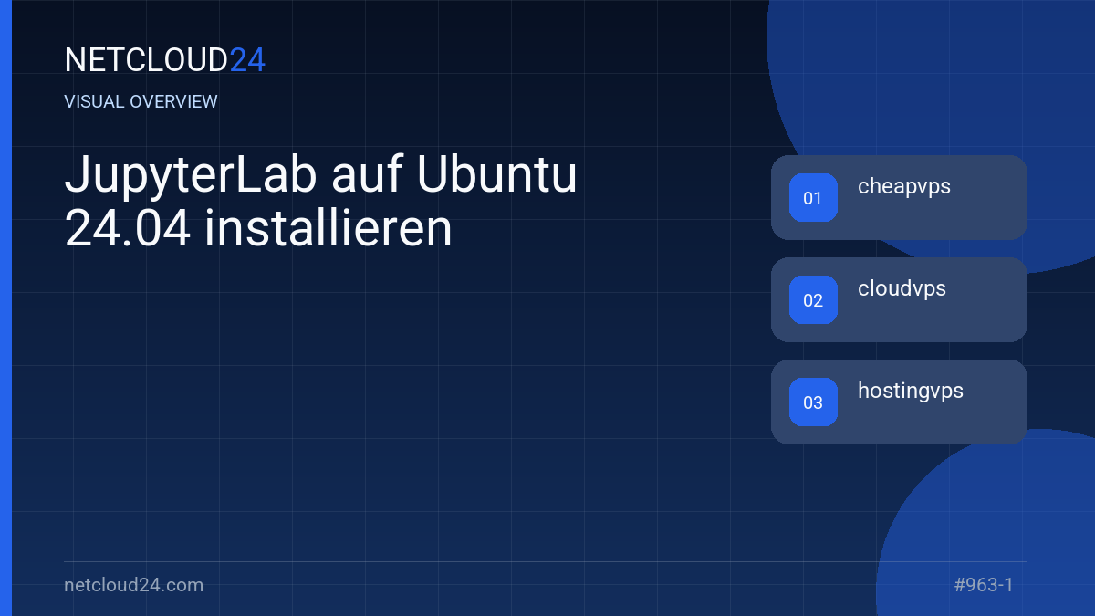 Visual overview of JupyterLab auf Ubuntu 24.04 installieren
