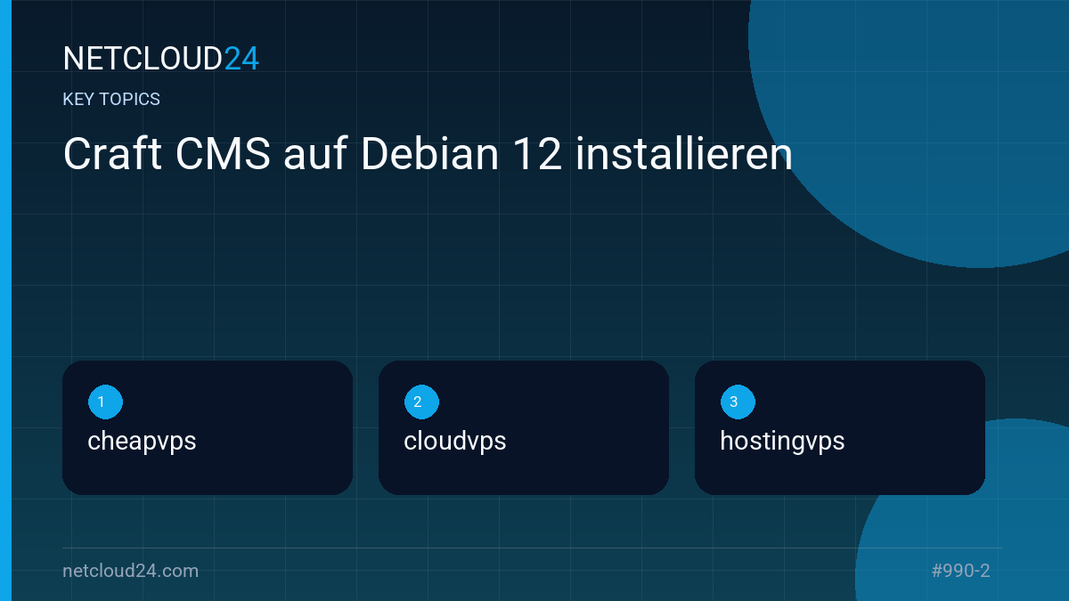 Key topics covered in Craft CMS auf Debian 12 installieren