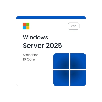 Microsoft Windows Server 2025 Standard dla firmowego serwera VPS Windows