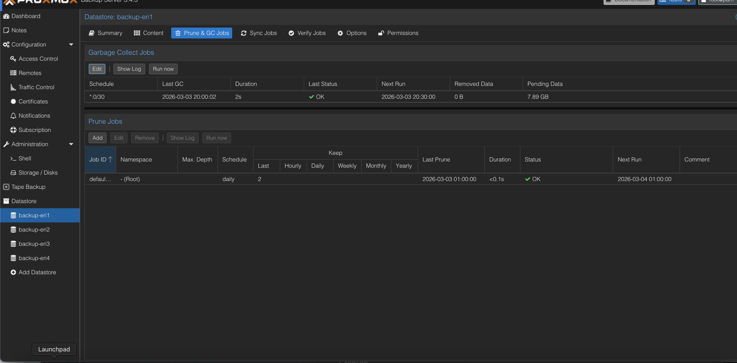 Proxomox-backup