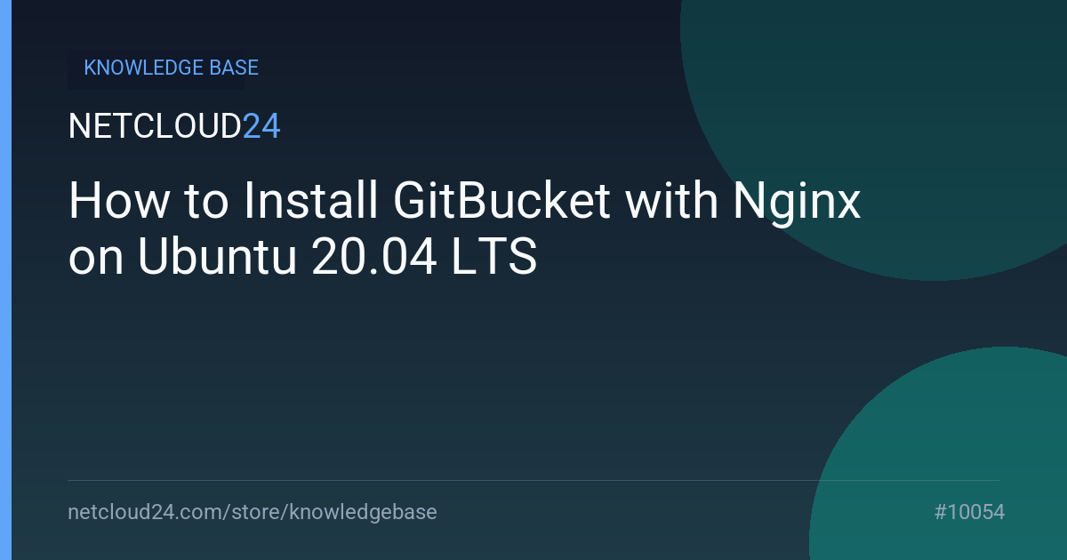 How to Install GitBucket with Nginx on Ubuntu 20.04 LTS