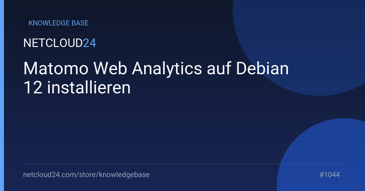 Matomo Web Analytics auf Debian 12 installieren