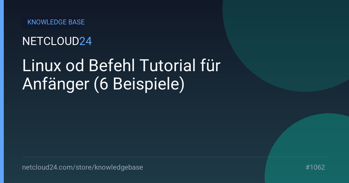 Linux od Befehl Tutorial für Anfänger (6 Beispiele)