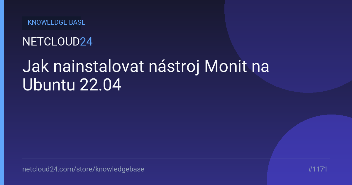Jak nainstalovat nástroj Monit na Ubuntu 22.04