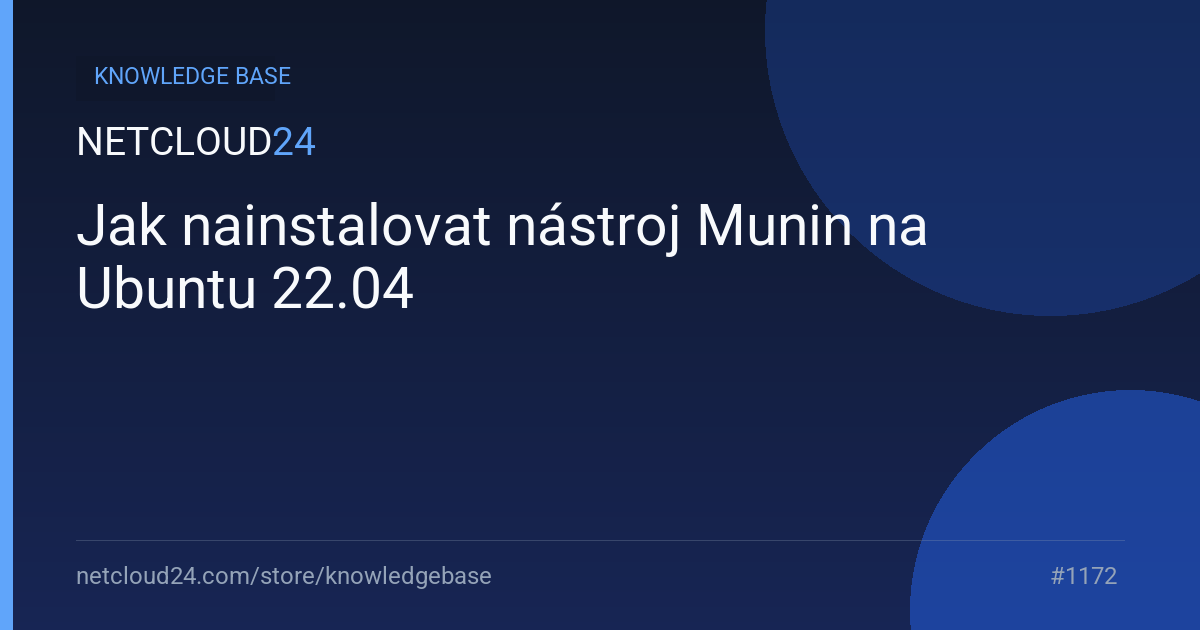 Jak nainstalovat nástroj Munin na Ubuntu 22.04