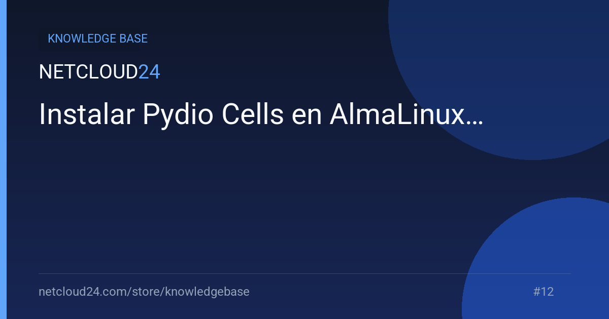 Instalar Pydio Cells en AlmaLinux 9