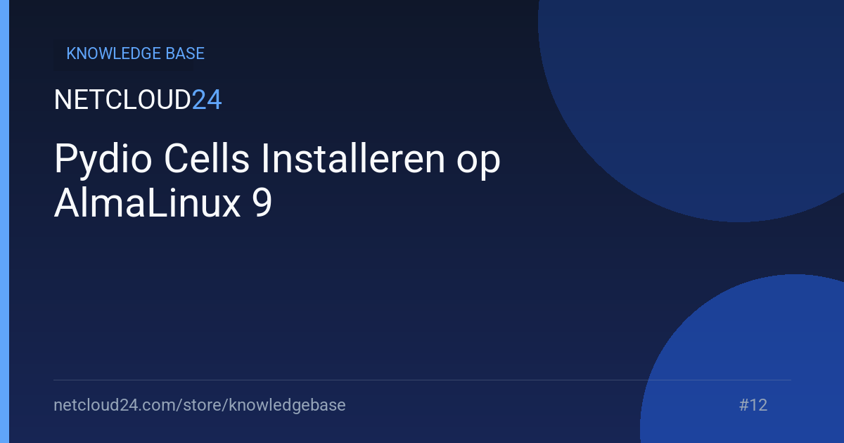 Pydio Cells Installeren op AlmaLinux 9