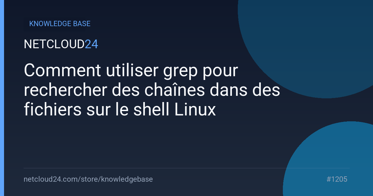 Comment utiliser grep pour rechercher des chaînes dans des fichiers sur le shell Linux
