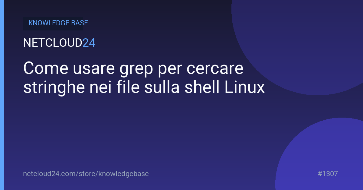 Come usare grep per cercare stringhe nei file sulla shell Linux