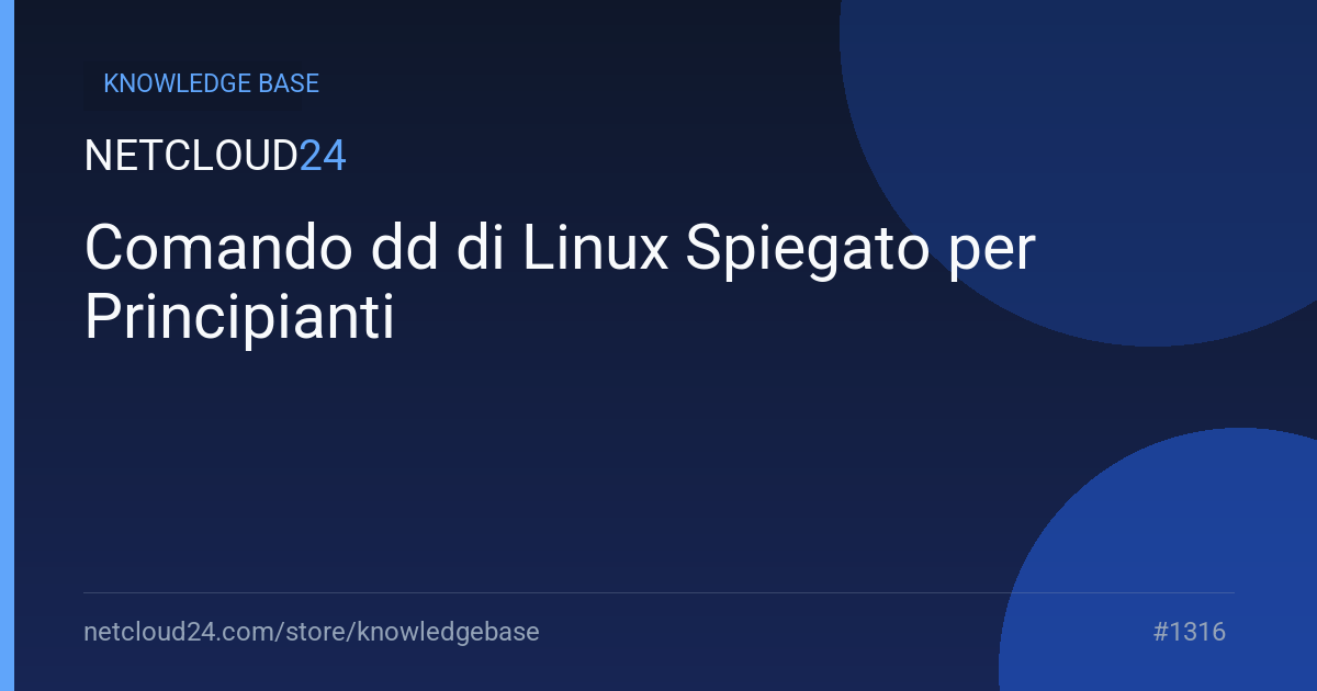 Comando dd di Linux Spiegato per Principianti