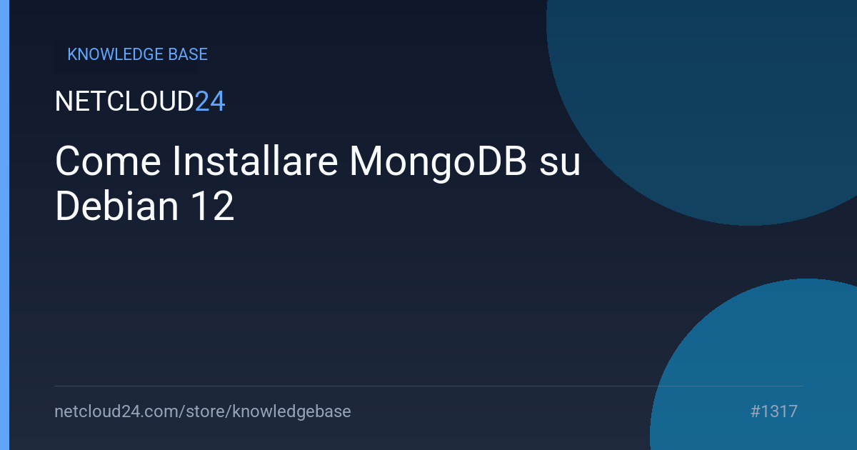Come Installare MongoDB su Debian 12