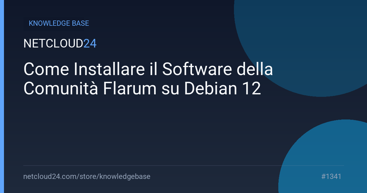 Come Installare il Software della Comunità Flarum su Debian 12