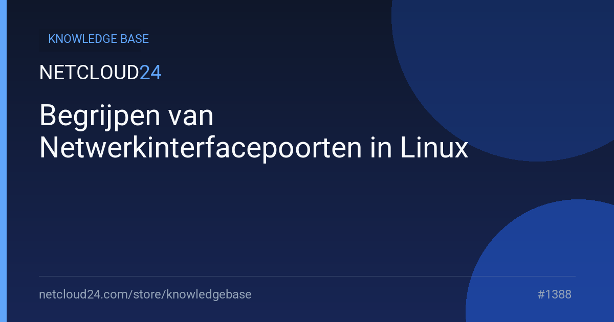 Begrijpen van Netwerkinterfacepoorten in Linux