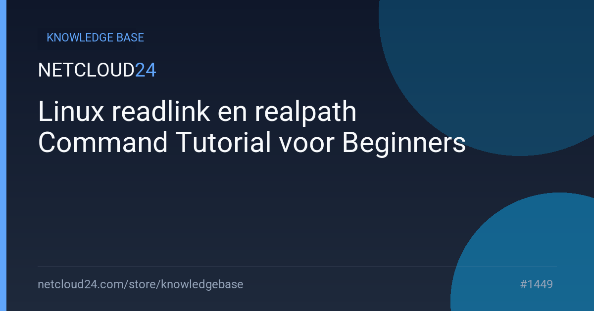 Linux readlink en realpath Command Tutorial voor Beginners