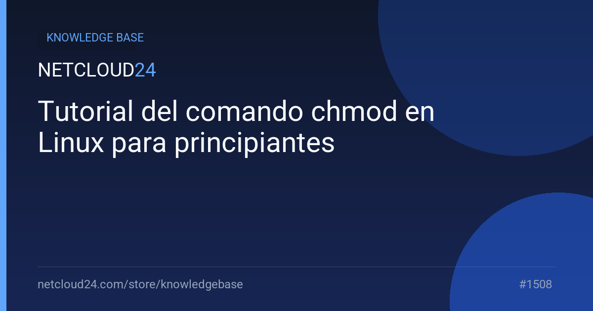 Tutorial del comando chmod en Linux para principiantes