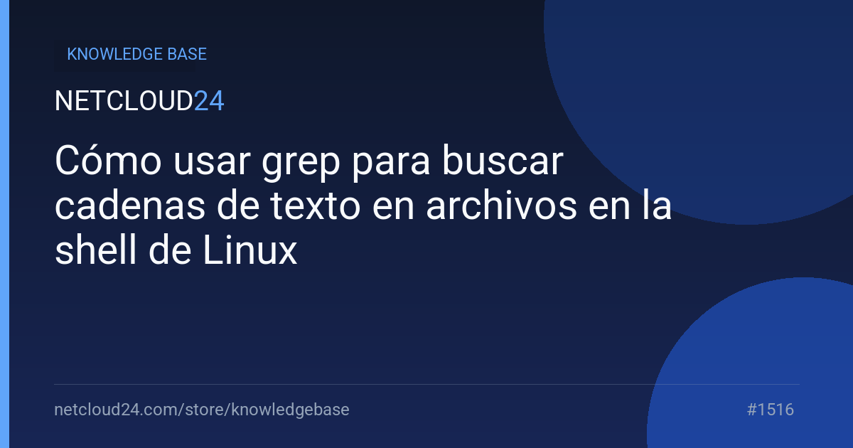 Cómo usar grep para buscar cadenas de texto en archivos en la shell de Linux