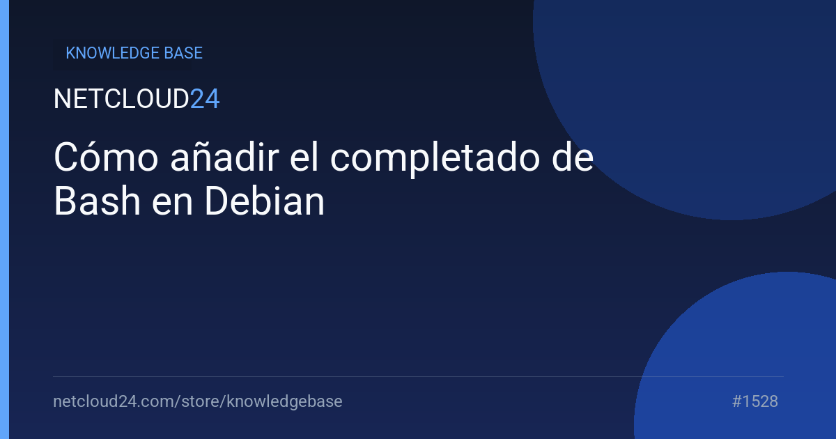 Cómo añadir el completado de Bash en Debian