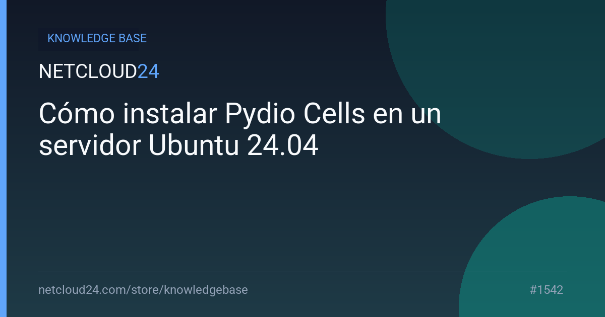Cómo instalar Pydio Cells en un servidor Ubuntu 24.04