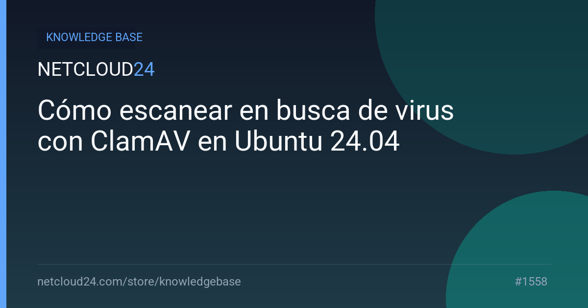 Cómo escanear en busca de virus con ClamAV en Ubuntu 24.04