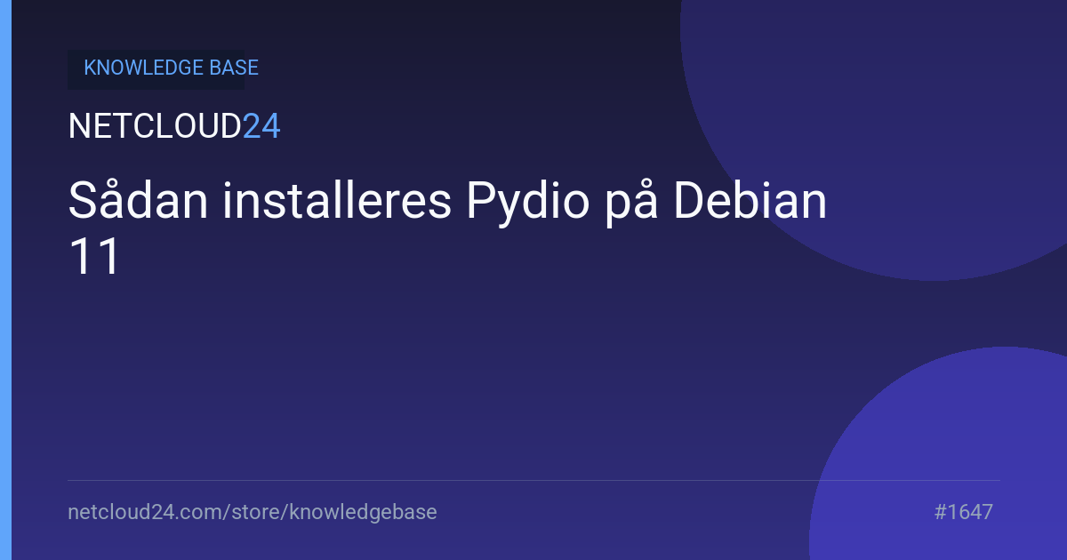 Sådan installeres Pydio på Debian 11